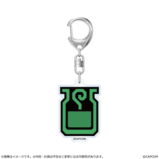 Monster Hunter Wilds Acryl-Schlüsselanhänger Item Icon 6 cm Sortiment (10)