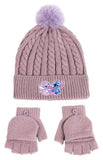 Lilo & Stitch 2er-Set Beanie & Handschuhe Rosa