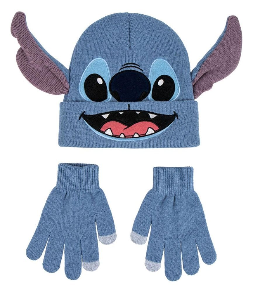 Lilo & Stitch 2er-Set Beanie & Handschuhe Stitch