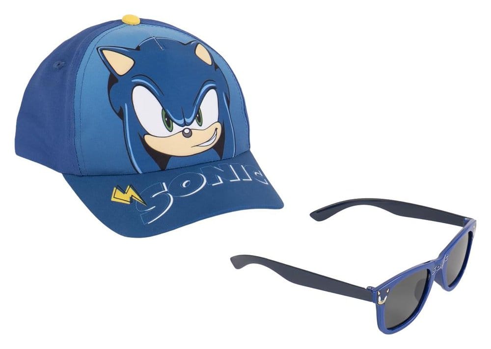 Sonic The Hedgehog Baseball Cap & Sonnenbrille Set 53 cm