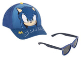 Sonic The Hedgehog Baseball Cap & Sonnenbrille Set 53 cm