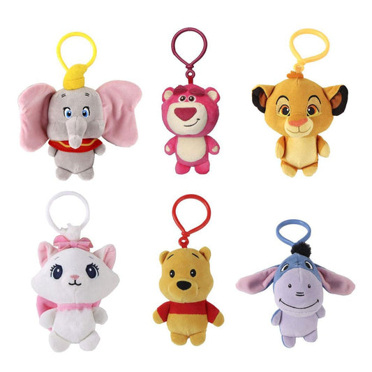 Disney Plüsch-Schlüsselanhänger 12 cm Sortiment (24)