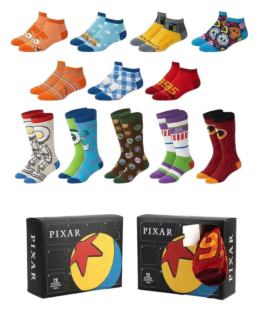Disney Pixar Socken 12er-Pack 38-45