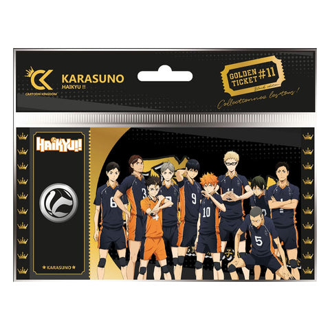 Haikyu!! Golden Ticket Black Edition #11 Karasuno Umkarton (10)