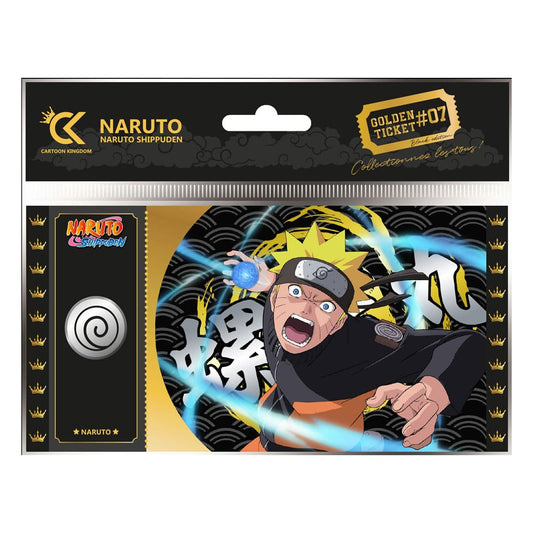 Naruto Shippuden Golden Ticket Black Edition #07 Naruto Umkarton (10)