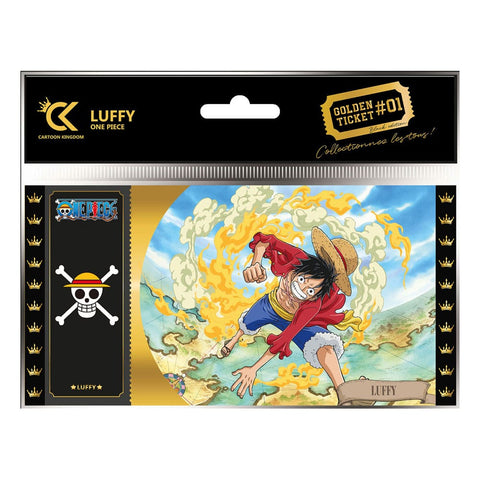 One Piece Golden Ticket Black Edition #01 Ruffy Umkarton (10)