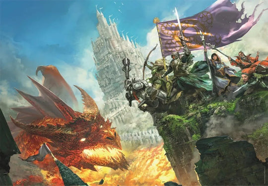 Dungeons & Dragons Gaming Puzzle Collection Puzzle Attack of the Dragon (500 Teile)
