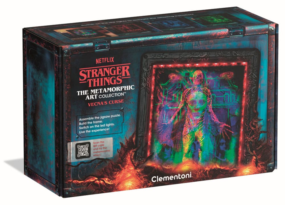 Stranger Things Metamorphic Art Collection Puzzle mit Leucht-Effekt Vecna (520 Teile)