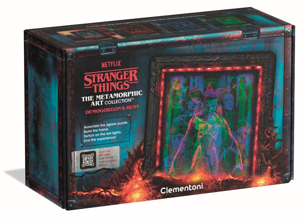 Stranger Things Metamorphic Art Collection Puzzle mit Leucht-Effekt Demogorgon (520 Teile)