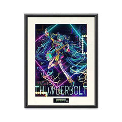 Hatsune Miku PrimoArt Kunstdruck im Rahmen Hatsune Miku Japan Tour 2023 Ver. 52 cm