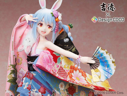 Hololive Production PVC Statue 1/4 Usada Pekora -#Zenjinrui Usagika Keikaku- Japanese Doll 48 cm