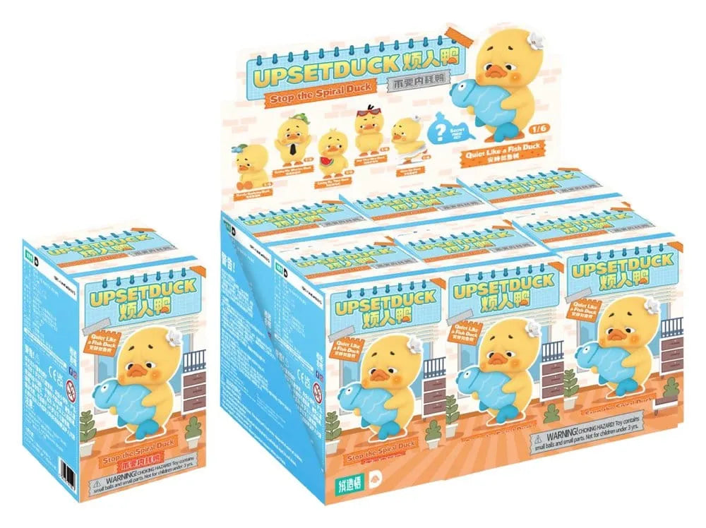 Upset Duck: Stop the Spiral Duck Blind Box Figur 10 cm Display (6)