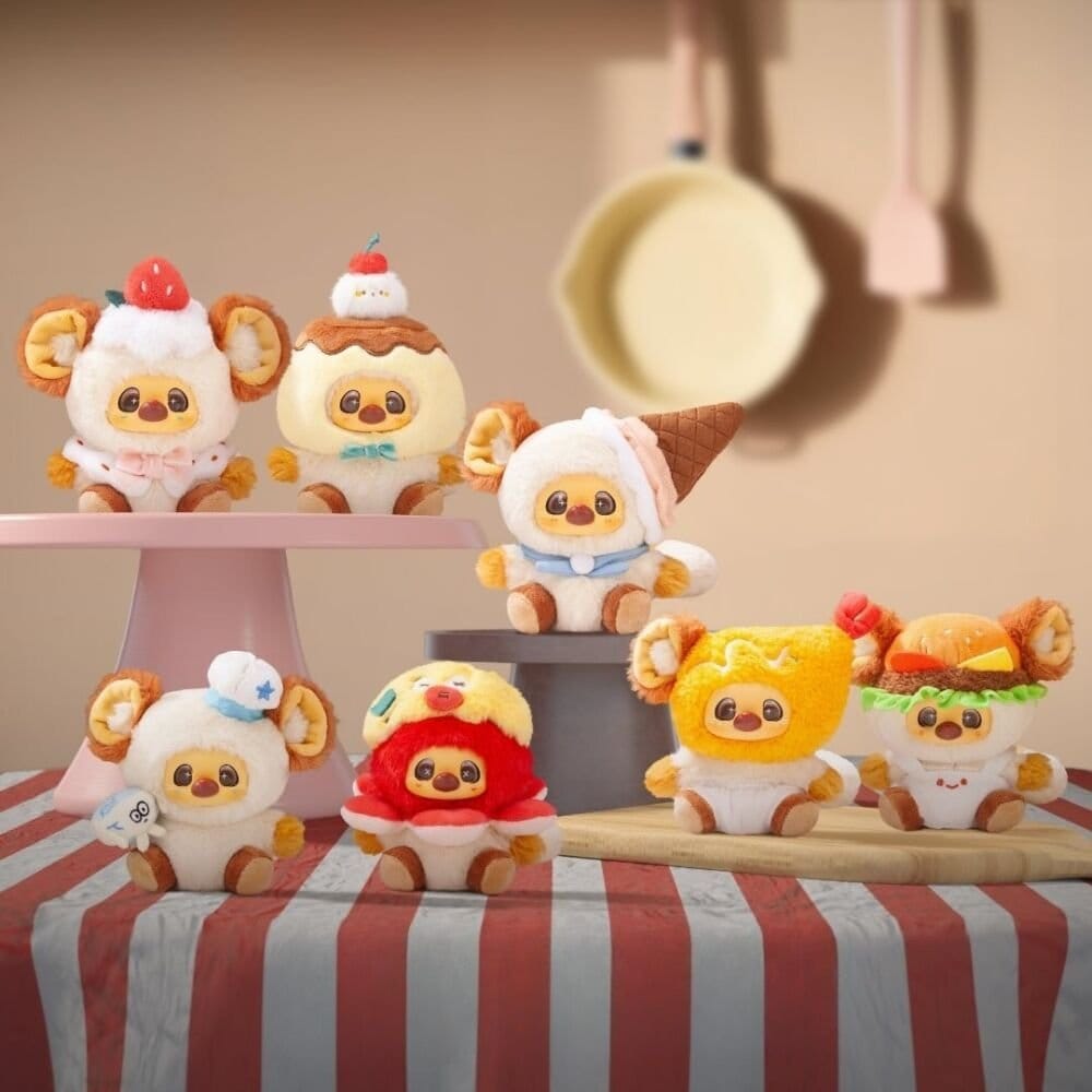 Jayshoo Plüsch-Schlüsselanhänger One Bite no End 12 cm Blind Box Display (6)