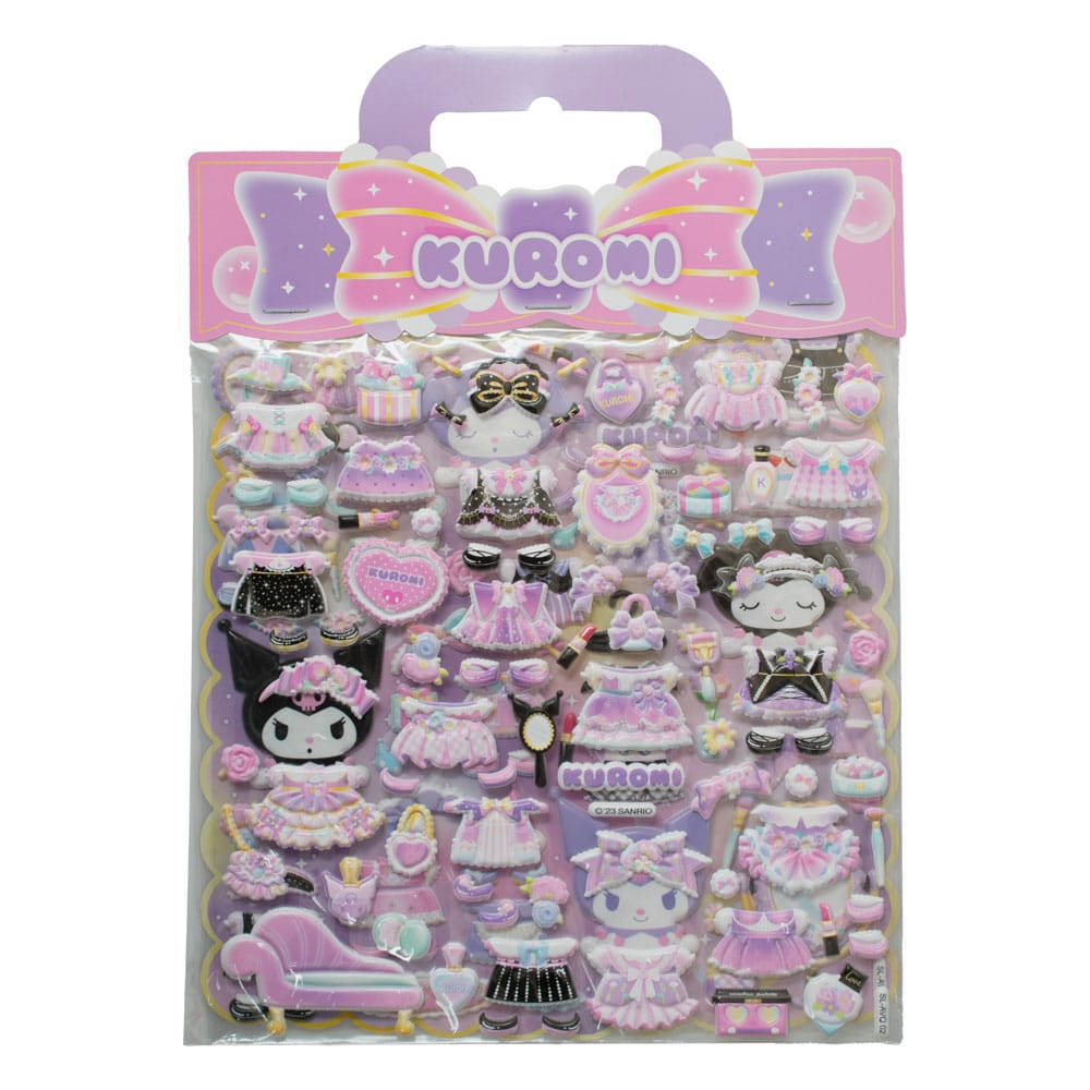 Hello Kitty and Friends Sticker Kuromi Puffy Sortiment (10)