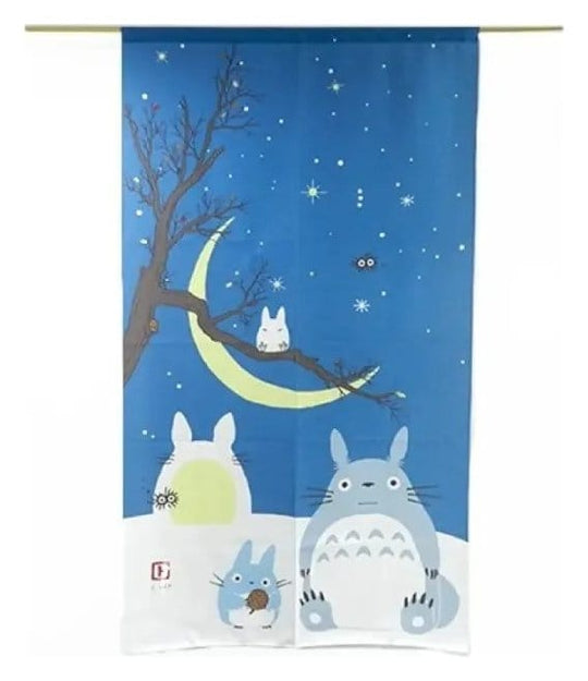 Mein Nachbar Totoro Noren-Vorhänge Totoro & snowman
