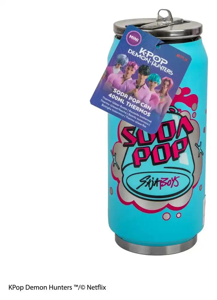 KPop Demon Hunters Thermobecher mit Strohhalm Soda Pop Can