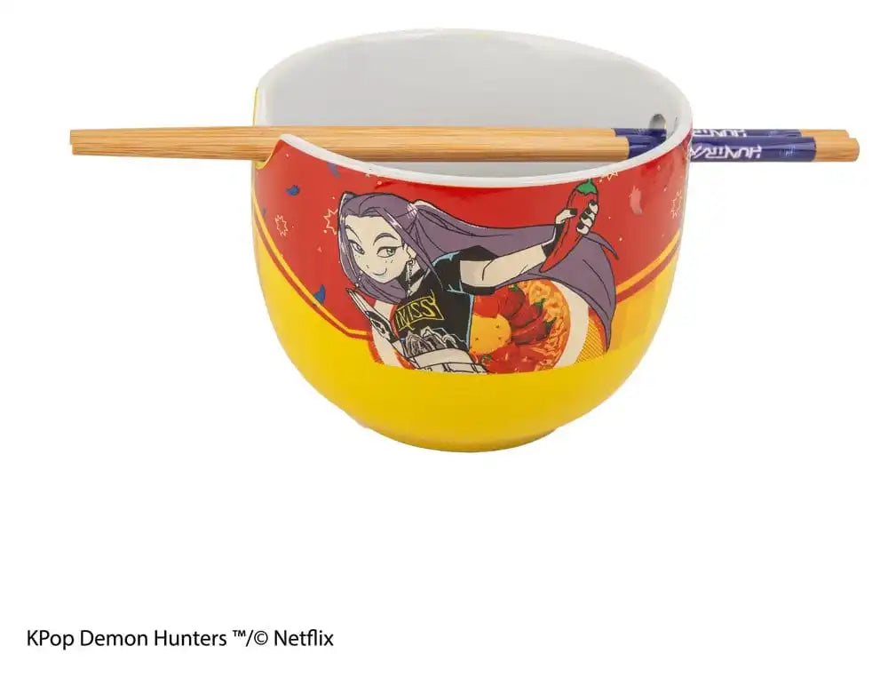 KPop Demon Hunters Ramen-Schüssel mit Stäbchen Mira Spice Queen