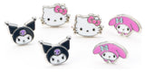 Sanrio Ohrstecker-Set Hello Kitty, Kuromi und My Melody