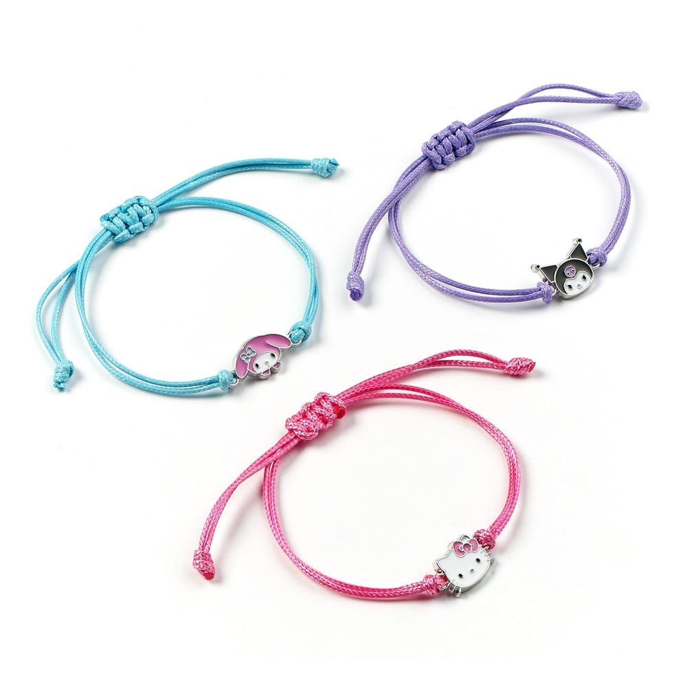 Sanrio Armbänder 3er-Pack Hello Kitty, Kuromi und My Melody