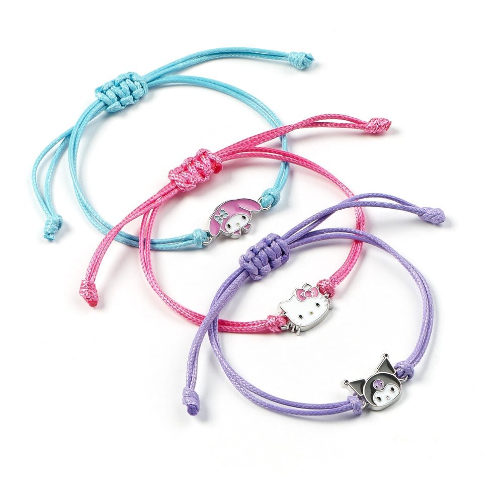 Sanrio Armbänder 3er-Pack Hello Kitty, Kuromi und My Melody
