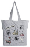 Harry Potter Tragetasche Gleis 9 3/4 Bestickte Samt