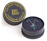Der Herr der Ringe Ohrring- und Halsketten-Geschenkset Blatt von Lorien