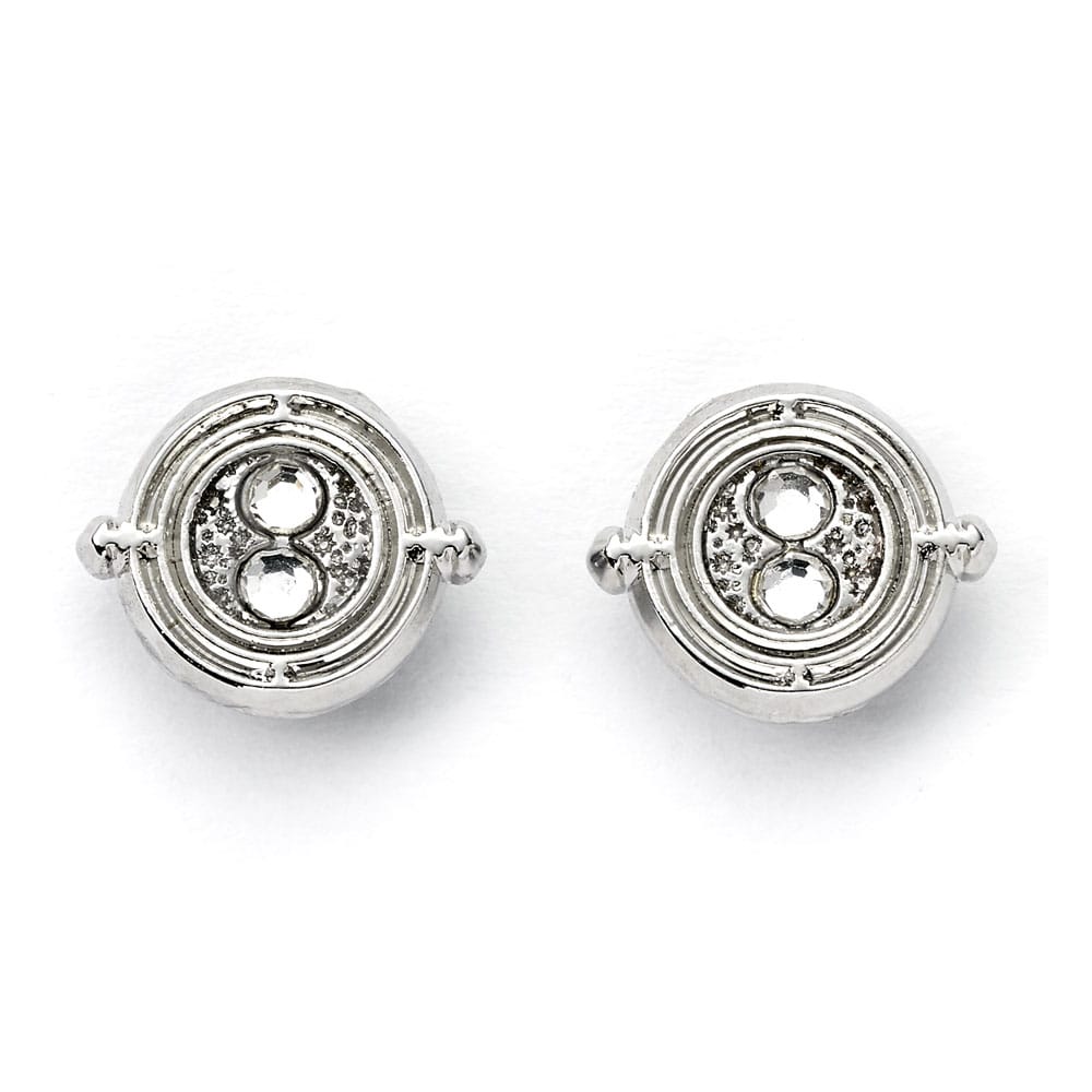 Harry Potter Ohrringe Time Turner (Silberfarben) .