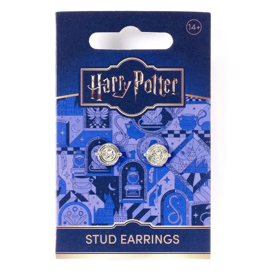Harry Potter Ohrringe Time Turner (Silberfarben) .