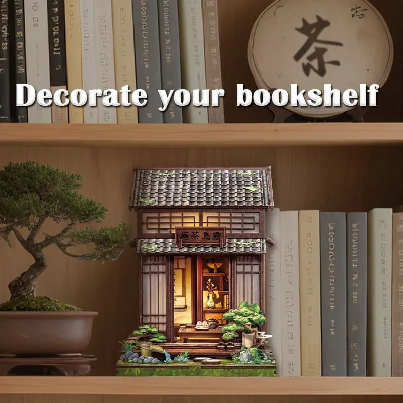 Miniature House Model Kit Kirishima Cha-an 19 x 14 cm