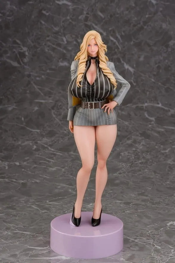 Gal Ane Shachou to Harem Office PVC Figur 1/7 Nishigori Ai (Grey Suit Ver.) Wholesome Ver. 26 cm