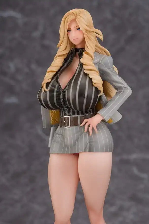 Gal Ane Shachou to Harem Office PVC Figur 1/7 Nishigori Ai (Grey Suit Ver.) Wholesome Ver. 26 cm