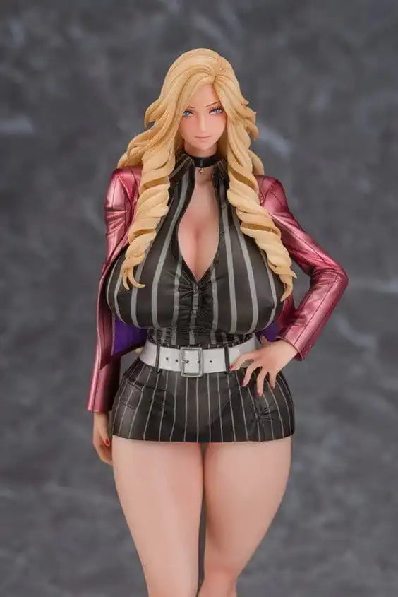 Gal Ane Shachou to Harem Office PVC Figur 1/7 Nishigori Ai (Red Suit Ver.) Wholesome Ver. 26 cm