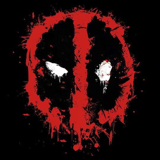 Deadpool Leinwandbild Splat 40x40 cm