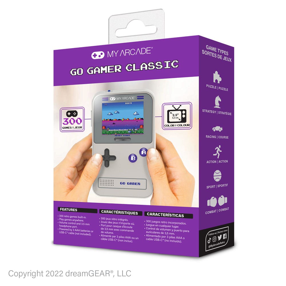 My Arcade tragbare Spielkonsole Go Gamer Classic