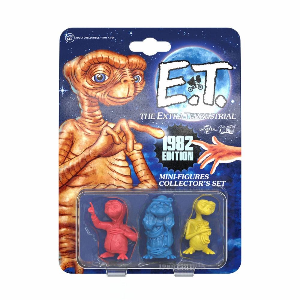 E.T. Der Außerirdische Collector's Set Minifiguren 3er-Pack 1982 Edition 5 cm