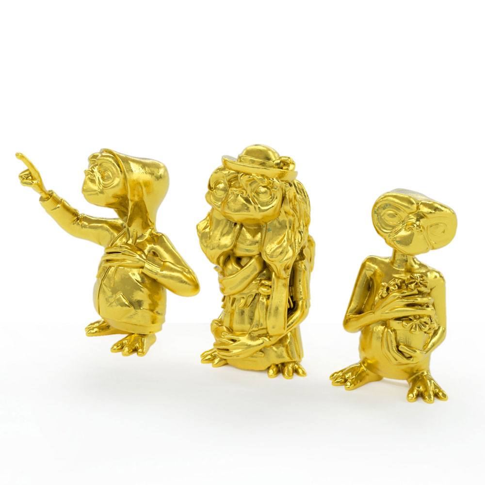 E.T. Der Außerirdische Collector's Set Minifiguren 3er-Pack Golden Edition 5 cm