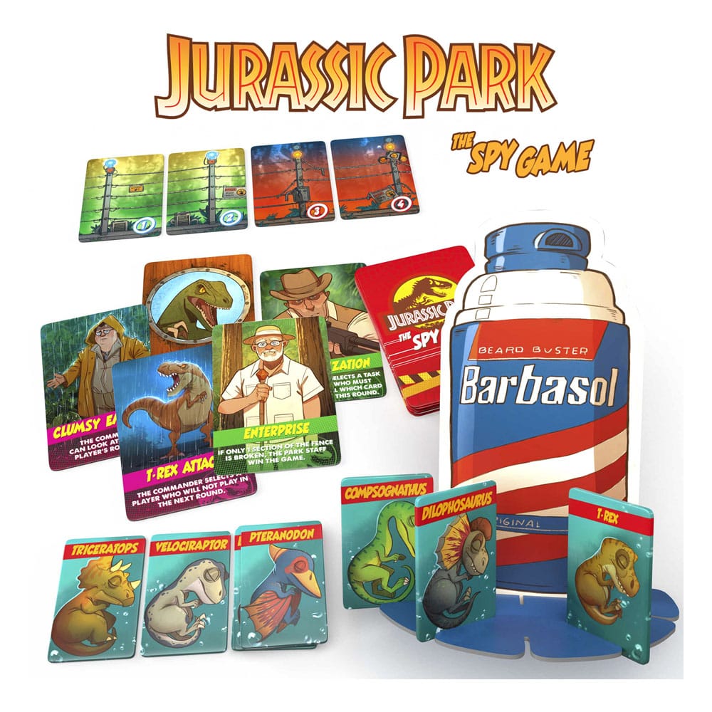 Jurassic Park Brettspiel The Spy Game *Englische Version*