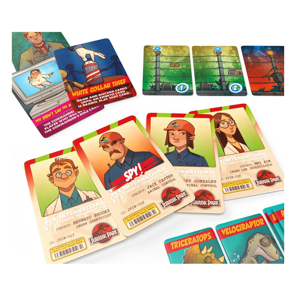 Jurassic Park Brettspiel The Spy Game *Englische Version*