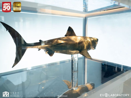 Der weiße Hai Maquette 1/18 Jaws Bronze 60 cm