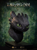 Drachenzähmen leicht gemacht Life Size Büste Toothless (Ohnezahn) 66 cm