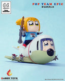Pop Team Epic Chibi Creature Vinyl Figuren 2er-Pack POPUKO & PIPIMI: Skeleton Competition Ver.