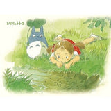 Mein Nachbar Totoro Puzzle und Staffelei By the little stream (150 Teile)