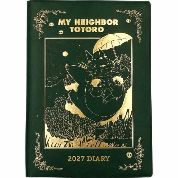 Mein Nachbar Totoro Tagebuch Totoro spinning top green gold foil