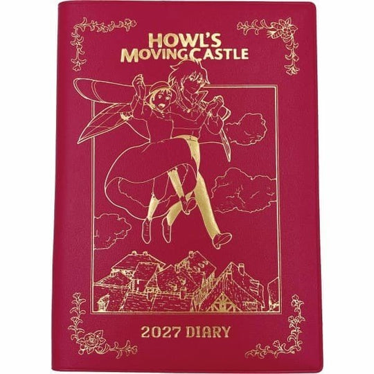 Das wandelnde Schloss Tagebuch Hauru & Sophie red gold foil
