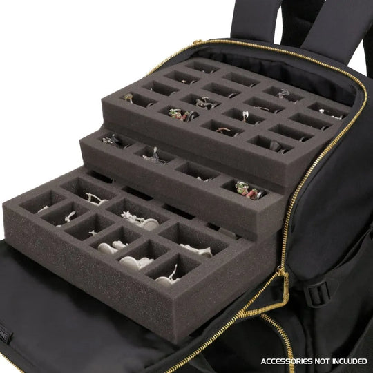 Enhance Aufbewahrungsrucksack für Miniaturmalerei Schwarz
