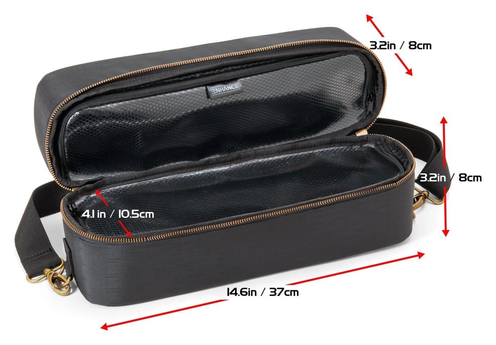 Enhance TCG Series Deckbox- und Playmat-Tasche Schwarz