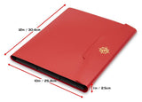Enhance Binder 9 Pocket Kartenbinder Rot 30 x 25 x 3 cm