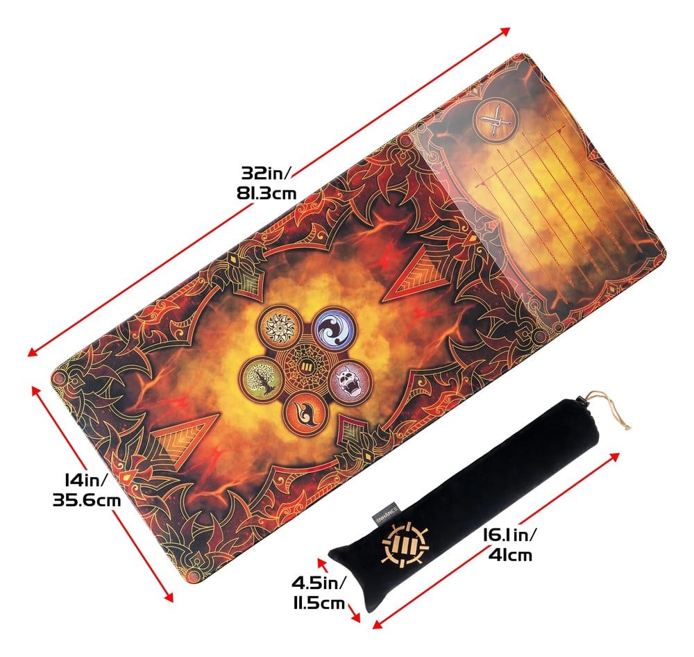Enhance Tabletop Spielmatte Deluxe Edition mit Duel Tracker 81 x 36 cm