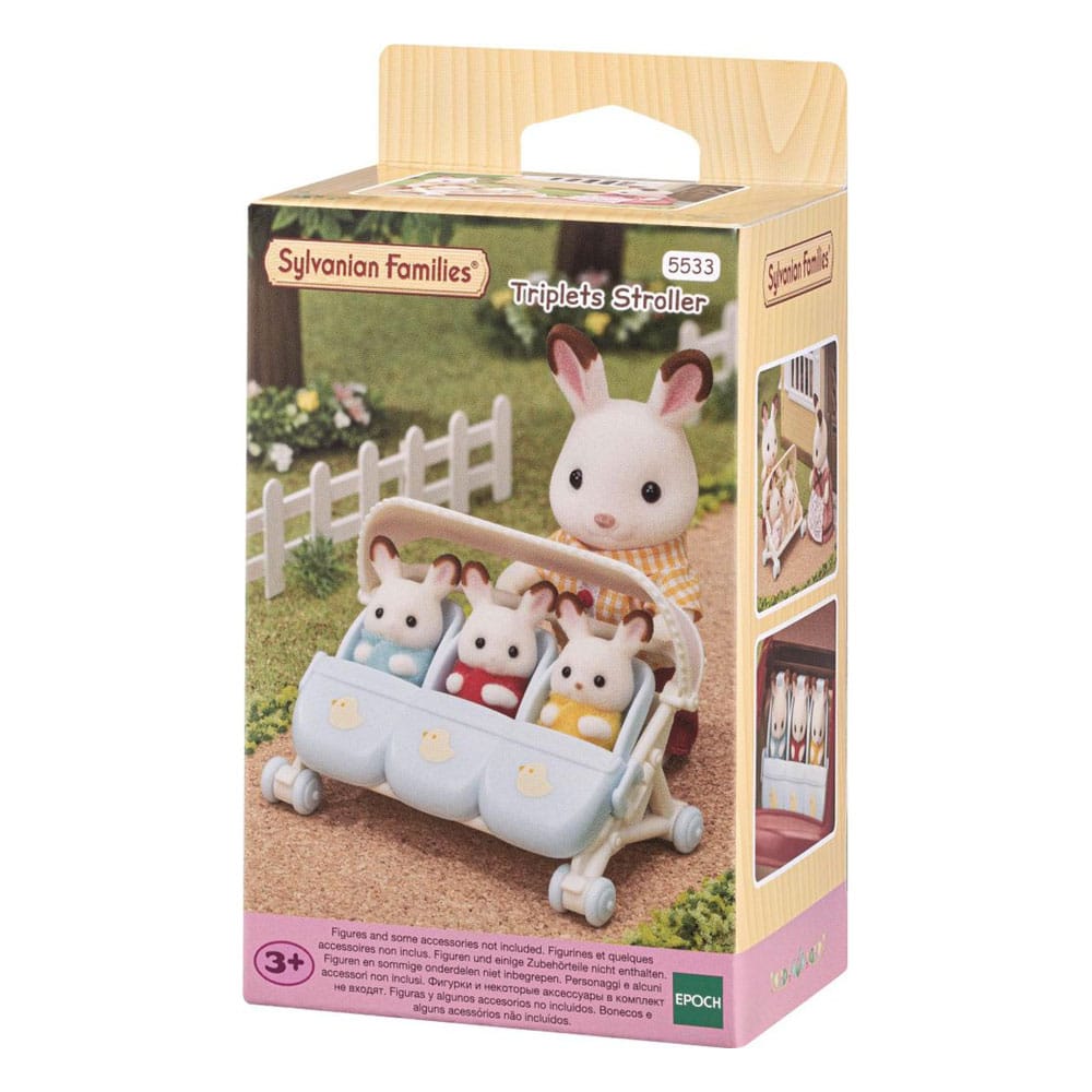 Sylvanian Families: Drillings-Kinderwagen
