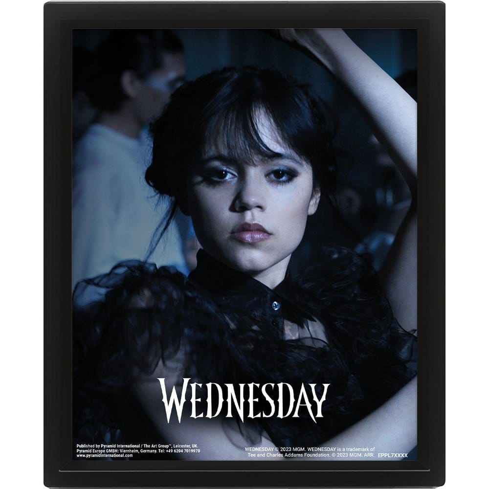 Wednesday 3D-Effekt Poster Goo Goo Muck